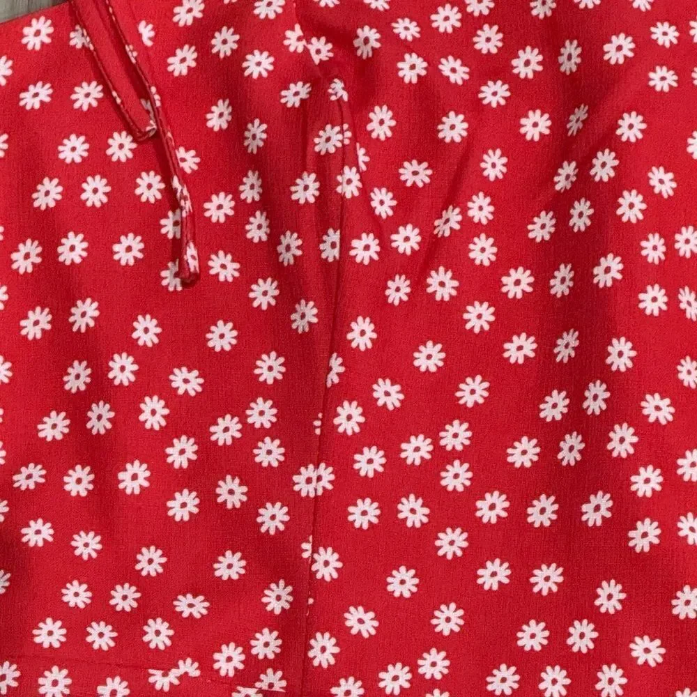 Princess Polly Westwood Valley Red Floral Mini Dress Women’s 6
